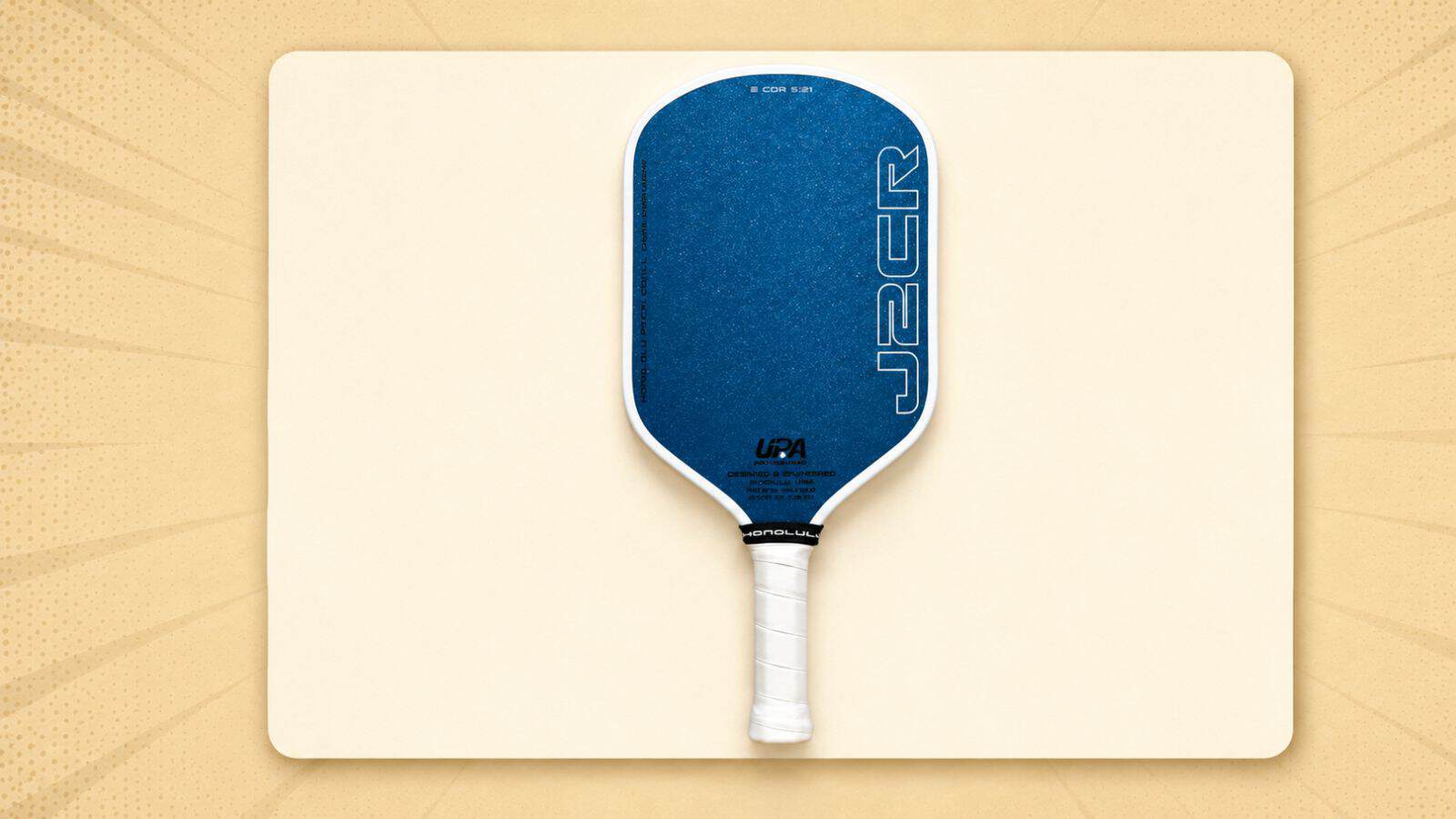 NEW RELEASE: Honolulu J2CR Crystal Blue Endurance Carbon Fiber Pickleball Paddle